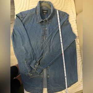 Vintage Chico's Classic Blue Shirt Jacket